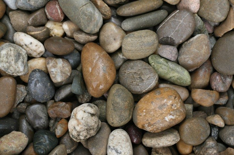Kies-Körnung als Baustoff von Seliger